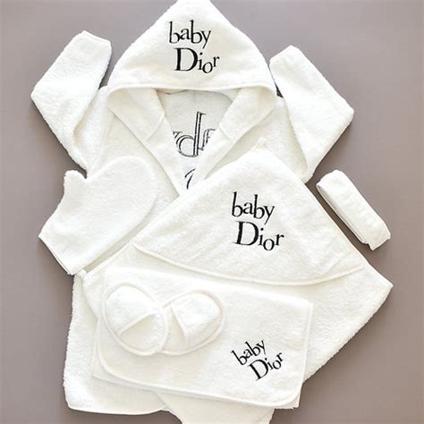 baby dior dummy chain|baby Dior bathrobe.